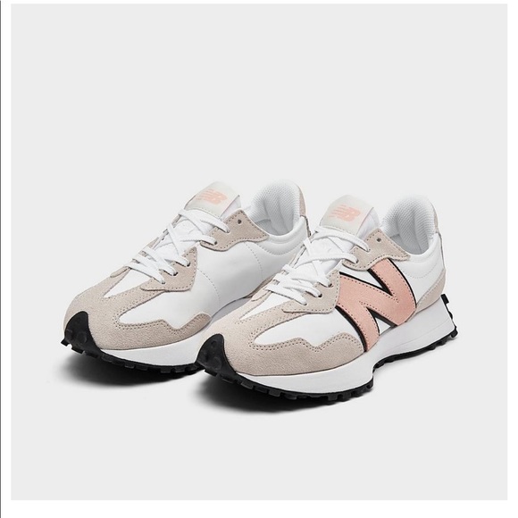 New Balance Shoes - New Balance 327 Women’s Sneaker White with Pink Haze, Size 7